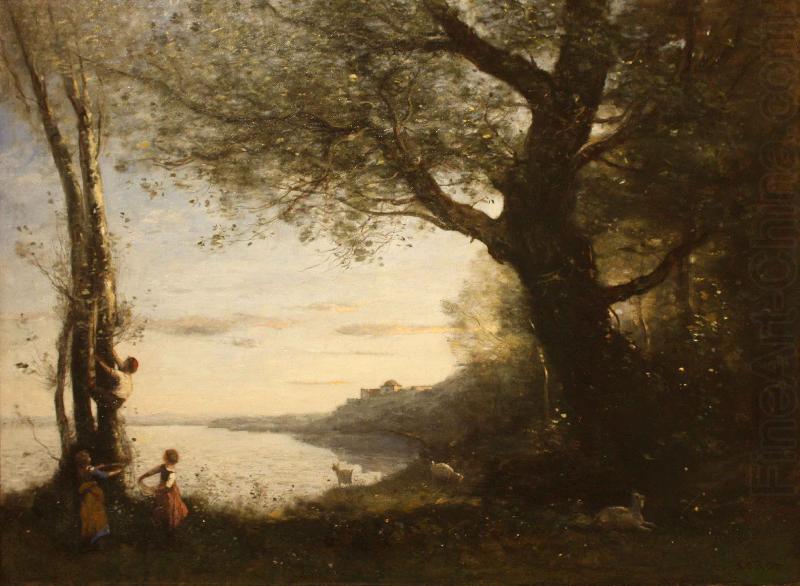 Jean-Baptiste-Camille Corot The Little Bird Nesters china oil painting image